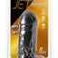 Jet Destroyer Dildo with Balls 10in - Carbon Metallic