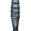 Jet Destructor Butt Plug - Carbon Metallic - Black