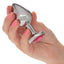 Jewel Rose Aluminum Anal Plug