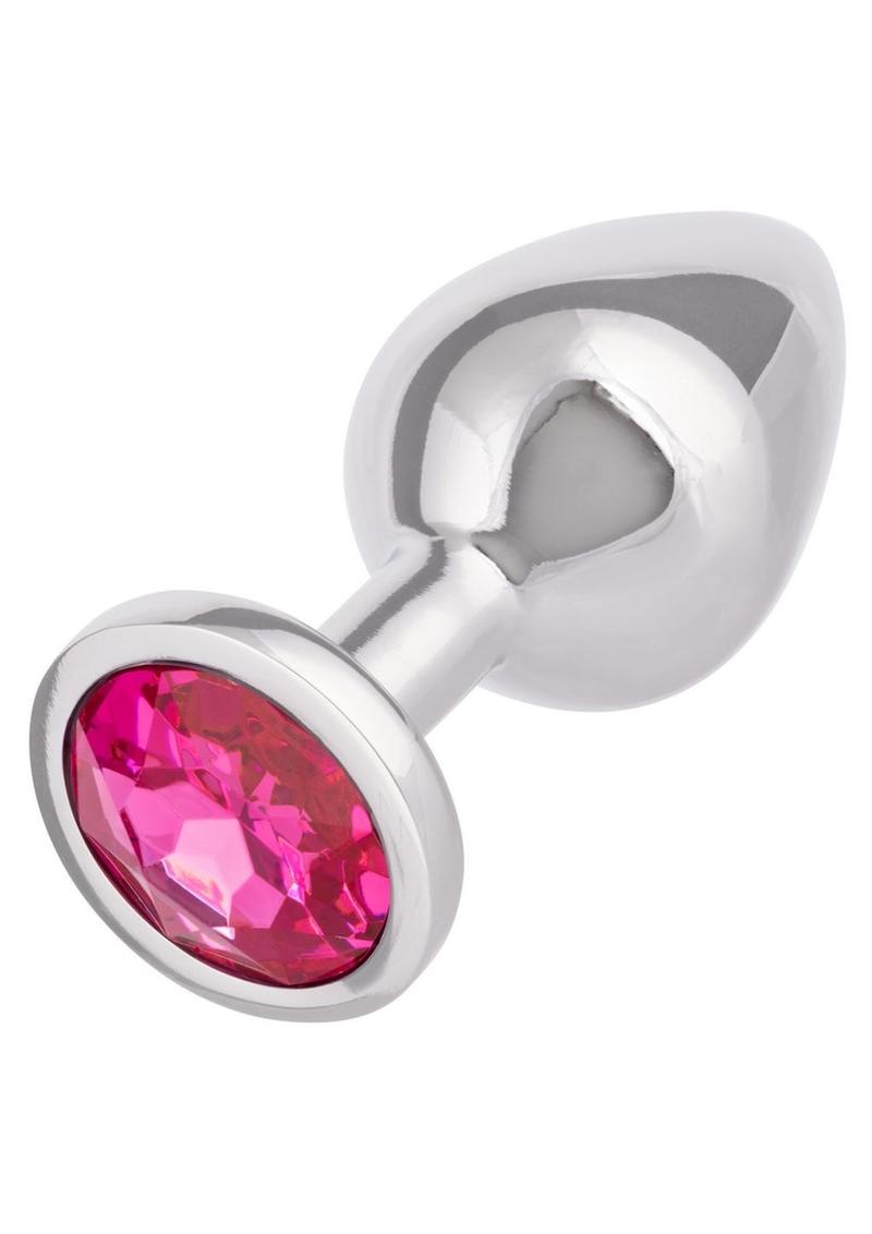 Jewel Rose Aluminum Anal Plug