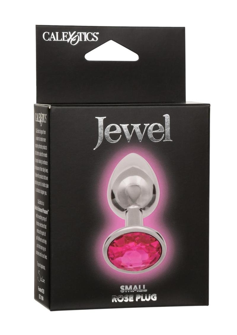 Jewel Rose Aluminum Anal Plug
