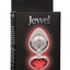 Jewel Ruby Heart Aluminum Anal Plug