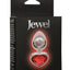 Jewel Ruby Heart Aluminum Anal Plug - Metal/Red - Small