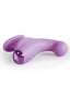 Jimmyjane Curved Gripp Rechargeable Silicone Dual Stimulating Vibrator - Purple