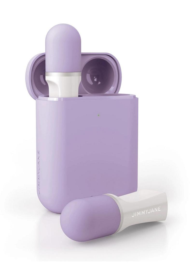 Jimmyjane Hello Touch Pro Rechargeable Finger Massagers with Remote - Lavender/Purple/White