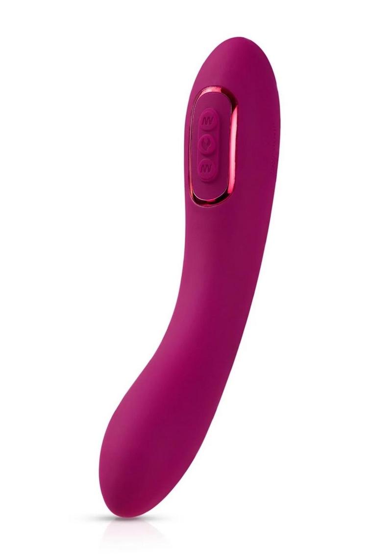 Jimmyjane Solis Form 6 Rechargeable Silicone Vibrator - Fuchsia