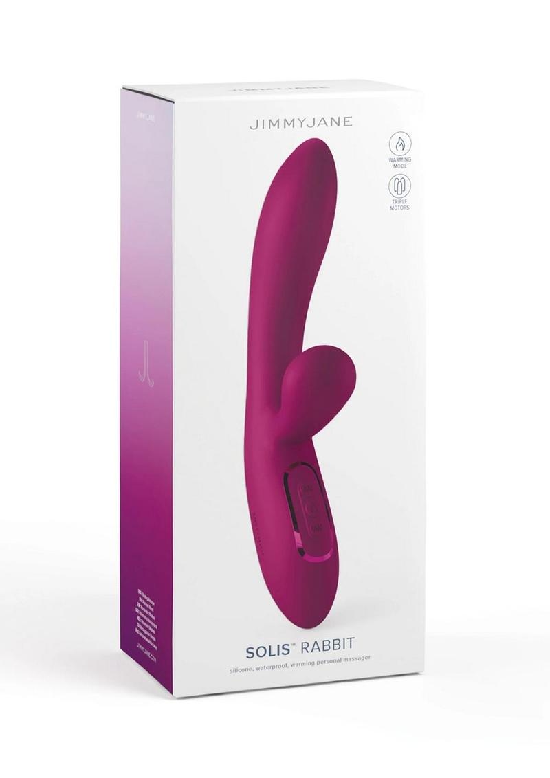 Jimmyjane Solis Rabbit Rechargeable Silicone Dual Vibrator