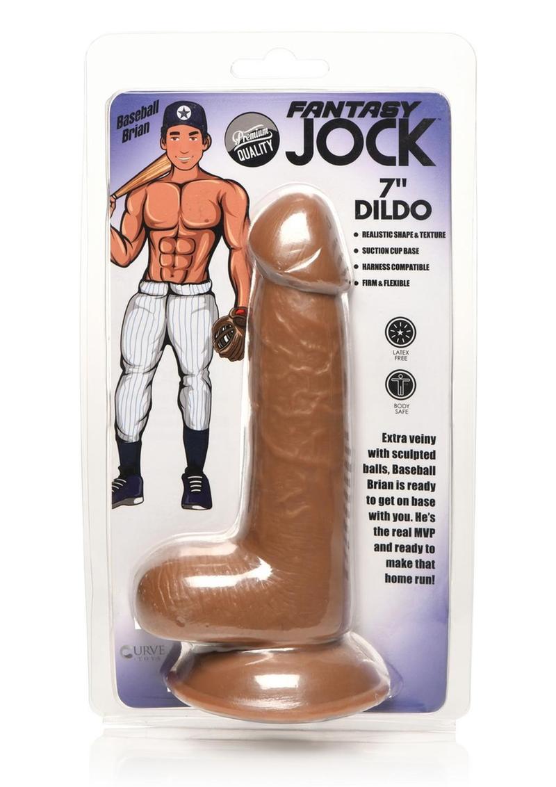 Jock Baseball Brian Dildo with Balls