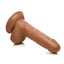 Jock Baseball Brian Dildo with Balls - Caramel - 7in