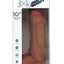 Jock Dual Density Silicone Dildo with Balls - Vanilla - 10in