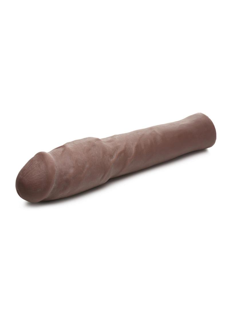 Jock Extra Thick Penis Extension Sleeve - Chocolate - 2in