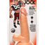 Jock Football Frank Dildo with Balls - Vanilla - 6.75in
