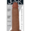 Jock Realistic Dildo - Caramel - 7in