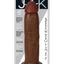 Jock Realistic Dildo - Chocolate - 8in