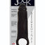 Jock Realistic Penis Enhancer with Ball Strap - Black - 2in