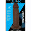 Jock Vibrating Dildo - Chocolate - 6in