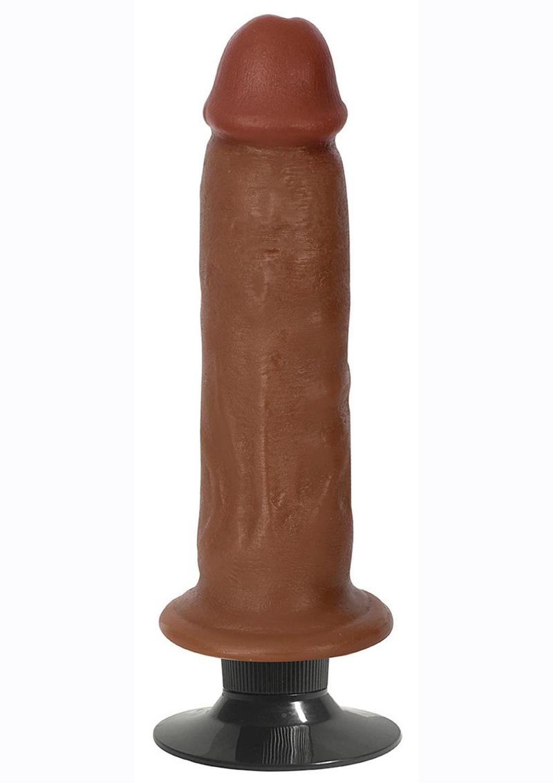 Jock Vibrating Dildo - Caramel - 7in