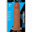 Jock Vibrating Dildo - Caramel - 7in