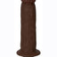 Jock Vibrating Dildo - Chocolate - 7in