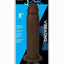 Jock Vibrating Dildo - Chocolate - 8in