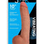 Jock Vibrating Dildo with Balls - Vanilla - 10in