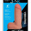 Jock Vibrating Dildo with Balls - Vanilla - 6in