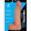 Jock Vibrating Dildo with Balls - Vanilla - 8in