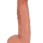 Jock Vibrating Dildo with Balls - Vanilla - 9in