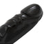 Jr. Veined Double Header Dildo - Black - 12in