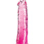 King Cock Clear Dildo - Clear/Pink - 8in