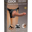 King Cock Comfy Silicone Body Dock Strap-On Kit with Dildo