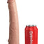 King Cock Elite Dual Density Silicone Dildo - Vanilla - 10in