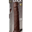 King Cock Elite Dual Density Silicone Dildo - Chocolate - 11in