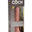 King Cock Elite Dual Density Silicone Dildo