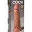 King Cock Elite Dual Density Silicone Dildo