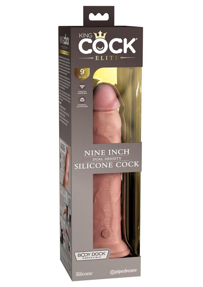 King Cock Elite Dual Density Silicone Dildo