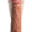 King Cock Elite Dual Density Vibrating Rechargeable Silicone Dildo with Remote Control Dildo