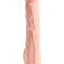 King Cock Plus Triple Density Dildo with Balls - Vanilla - 12in