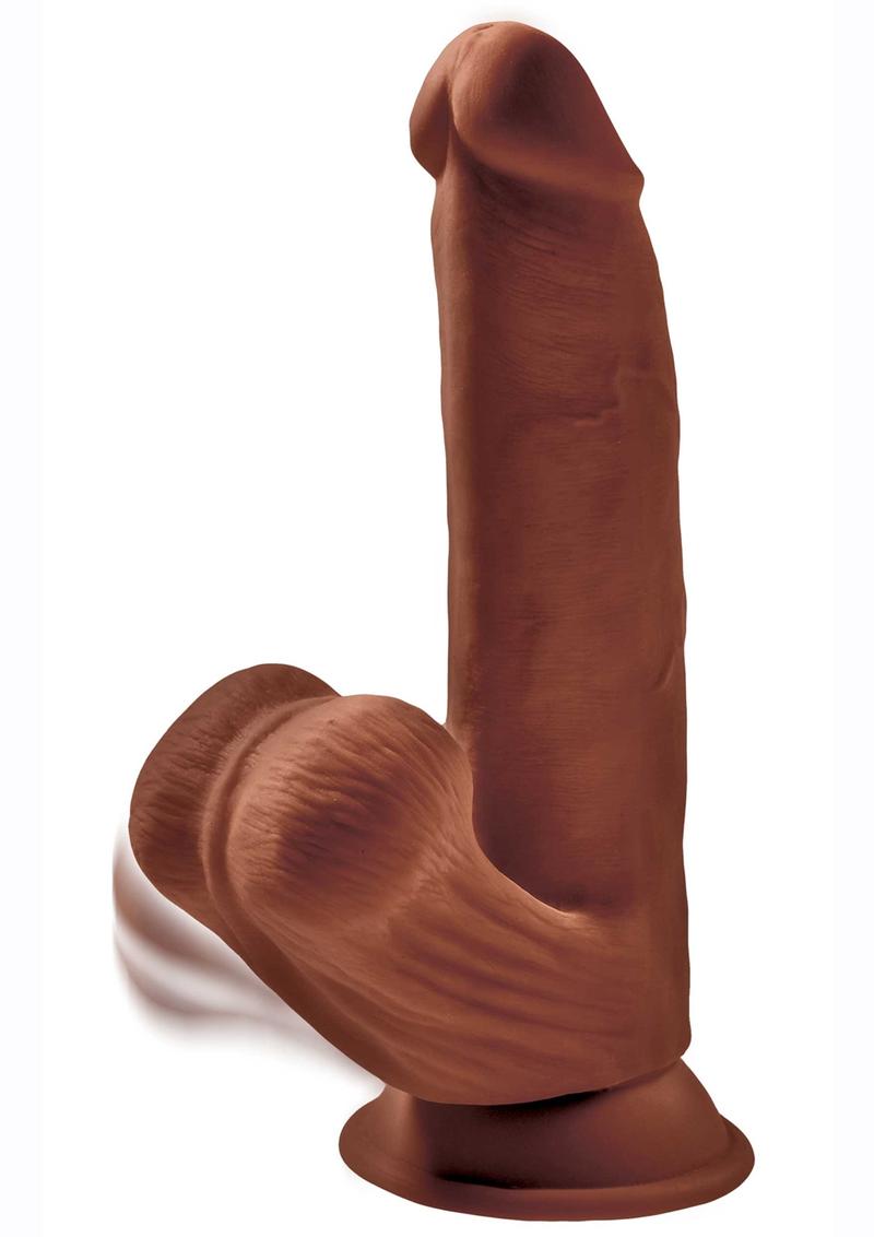 King Cock Plus Triple Density Dildo with Swinging Balls