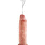 King Cock Squirting Dildo - Flesh/Vanilla - 6in
