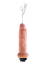 King Cock Squirting Dildo - Flesh/Vanilla - 6in