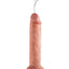 King Cock Squirting Dildo - Flesh/Vanilla - 7in