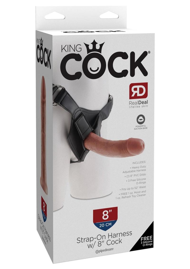 King Cock Strap-On Harness with Dildo