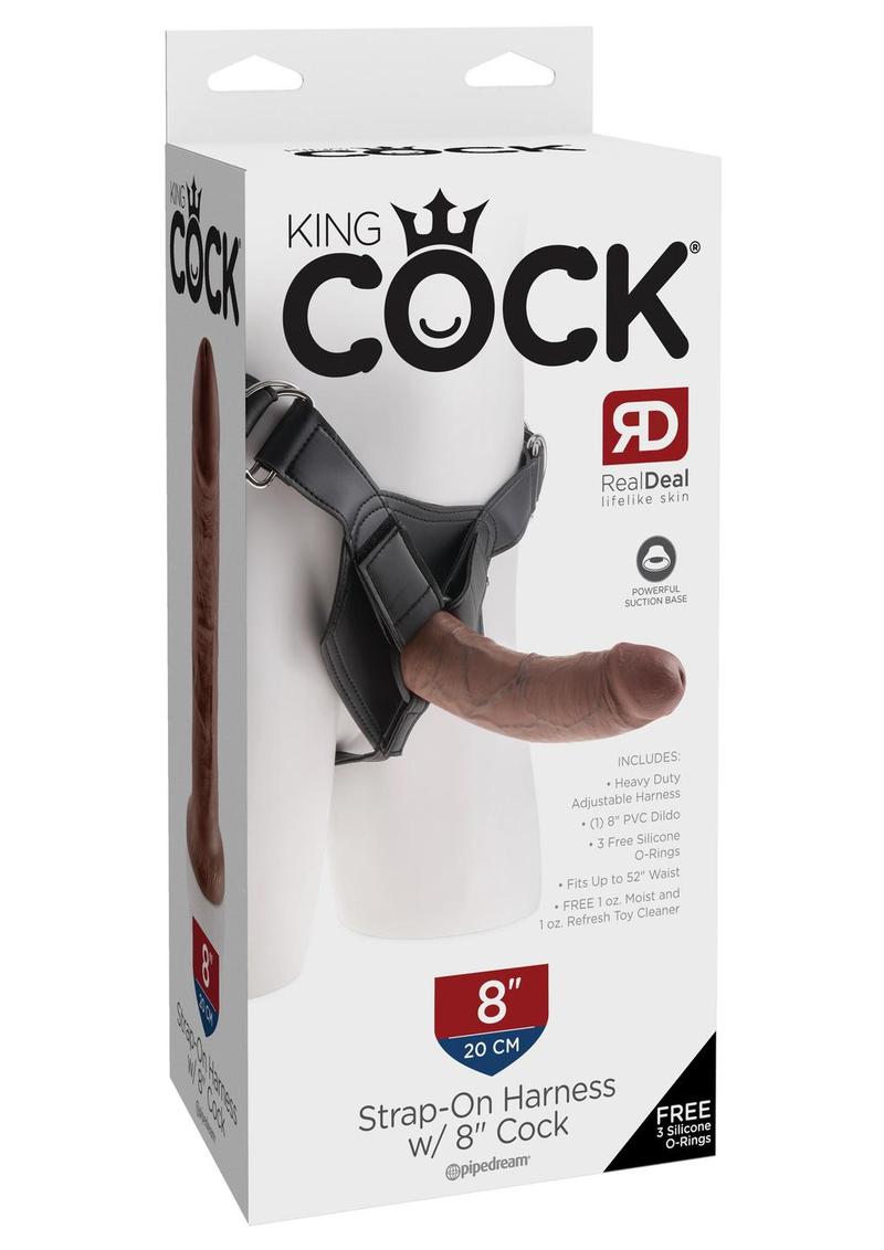 King Cock Strap-On Harness with Dildo