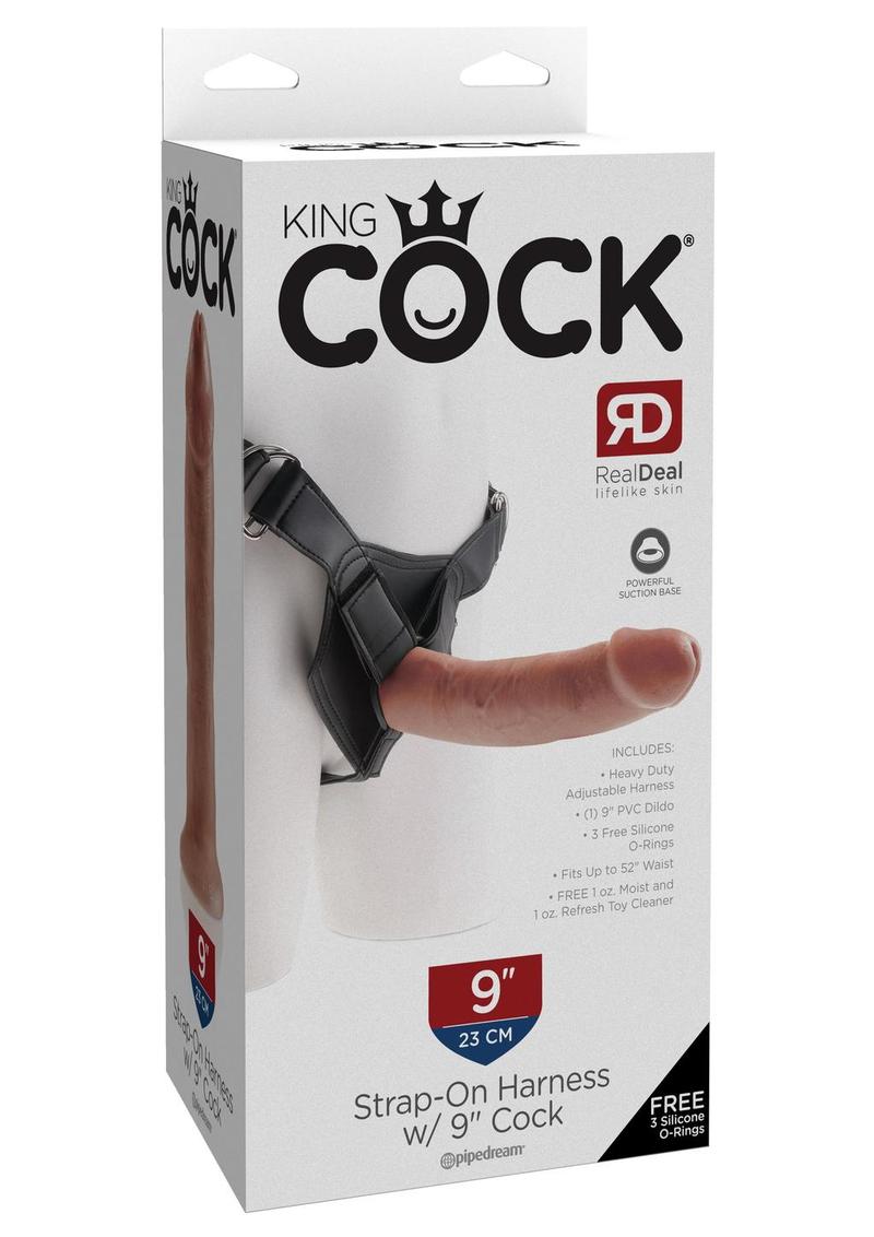 King Cock Strap-On Harness with Dildo