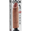 King Cock Vibrating Dildo - Caramel - 10in