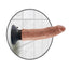 King Cock Vibrating Dildo - Caramel/Tan - 7in