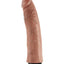 King Cock Vibrating Dildo - Caramel/Tan - 7in