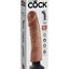 King Cock Vibrating Dildo - Caramel/Tan - 9in