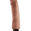 King Cock Vibrating Dildo - Caramel/Tan - 9in